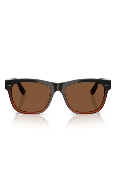 55mm Polarized Pillow Sunglasses