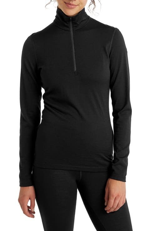 200 Oasis Merino Wool Half Zip Pullover