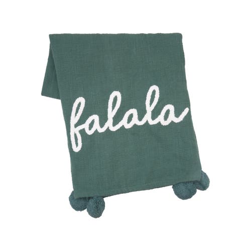 Carol & Frank A Christmas Holiday Tufted Solid Throw Blankets In Green