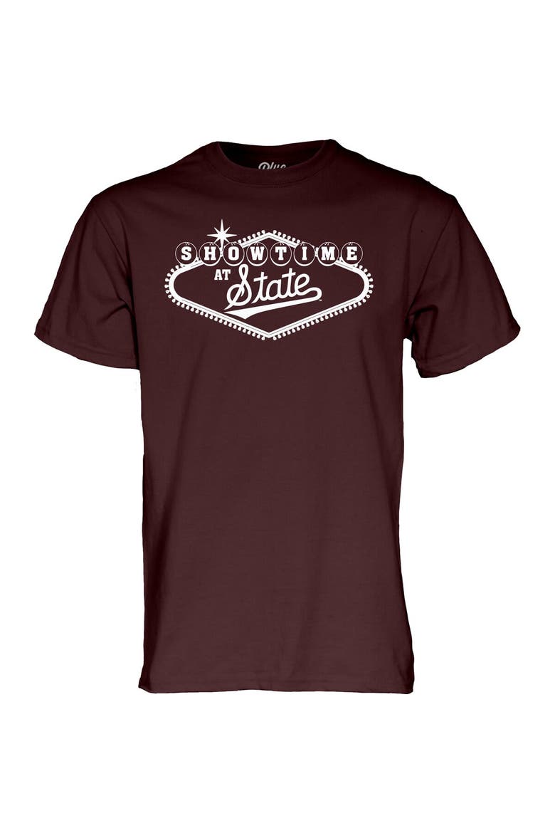 Unisex Blue 84 Maroon Mississippi State Bulldogs Showtime At State T-Shirt, Alternate, color, Maroon