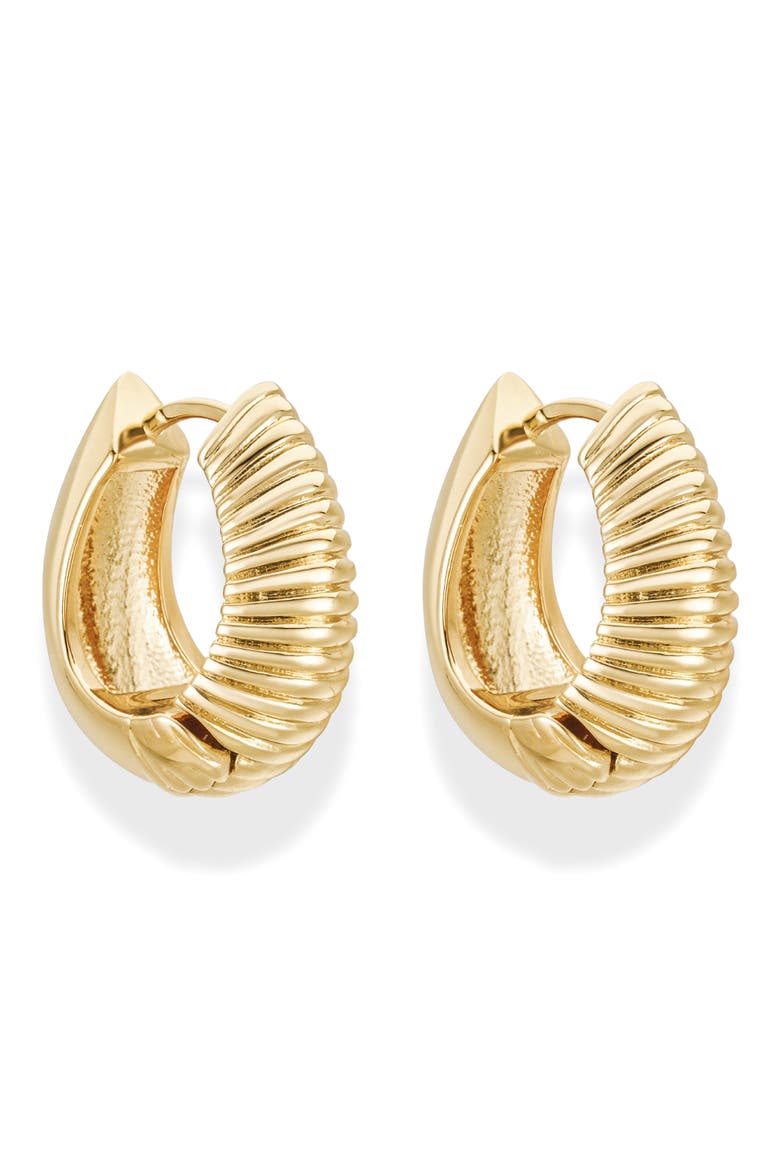 Murphy Hoop Earrings, Alternate, color, GOLD