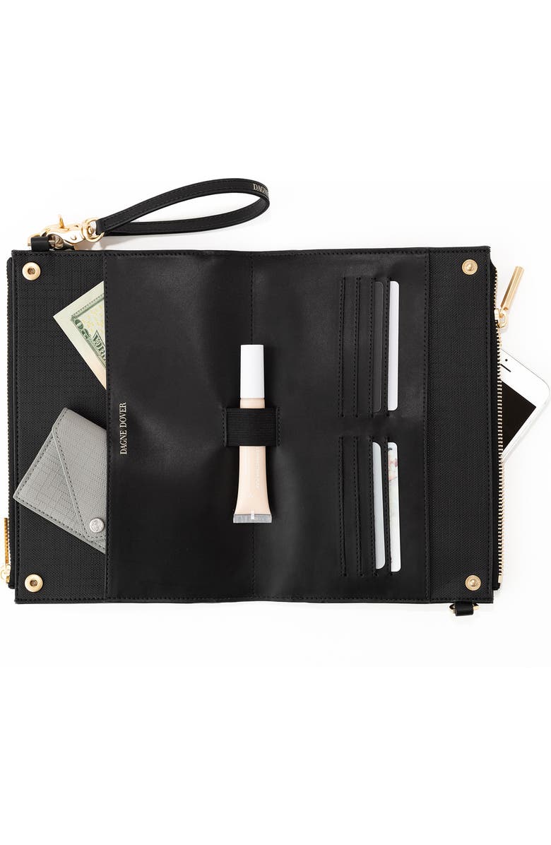 Dagne Dover Essentials Coated Canvas Clutch/Wallet, Alternate, color,