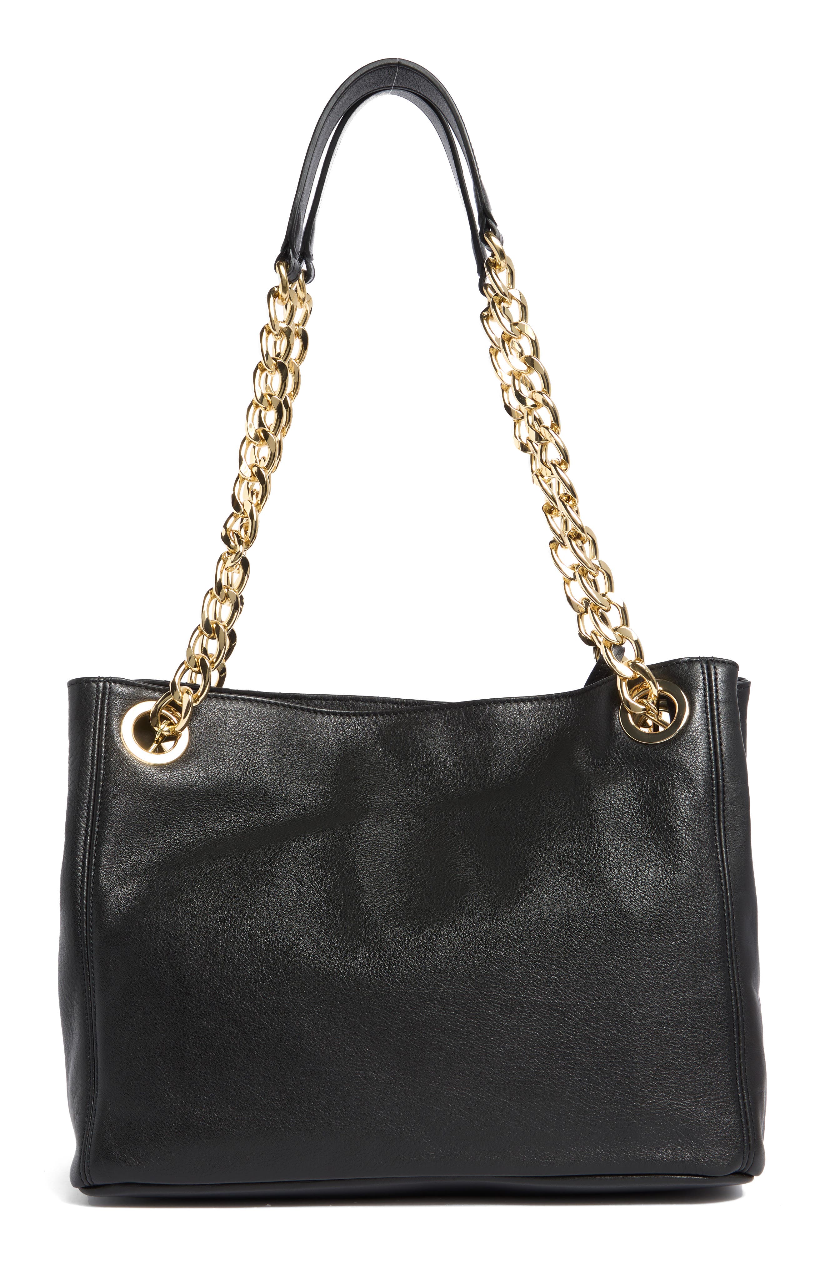 VALENTINO BY MARIO VALENTINO Luisa Diamond Quilted Tote Bag, Alternate, color, Black