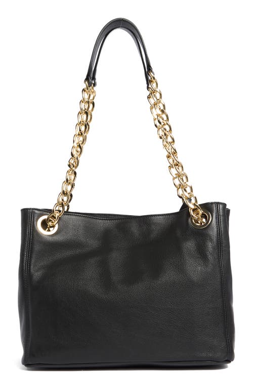 Valentino By Mario Valentino Luisa Diamond Quilted Tote Bag In Black