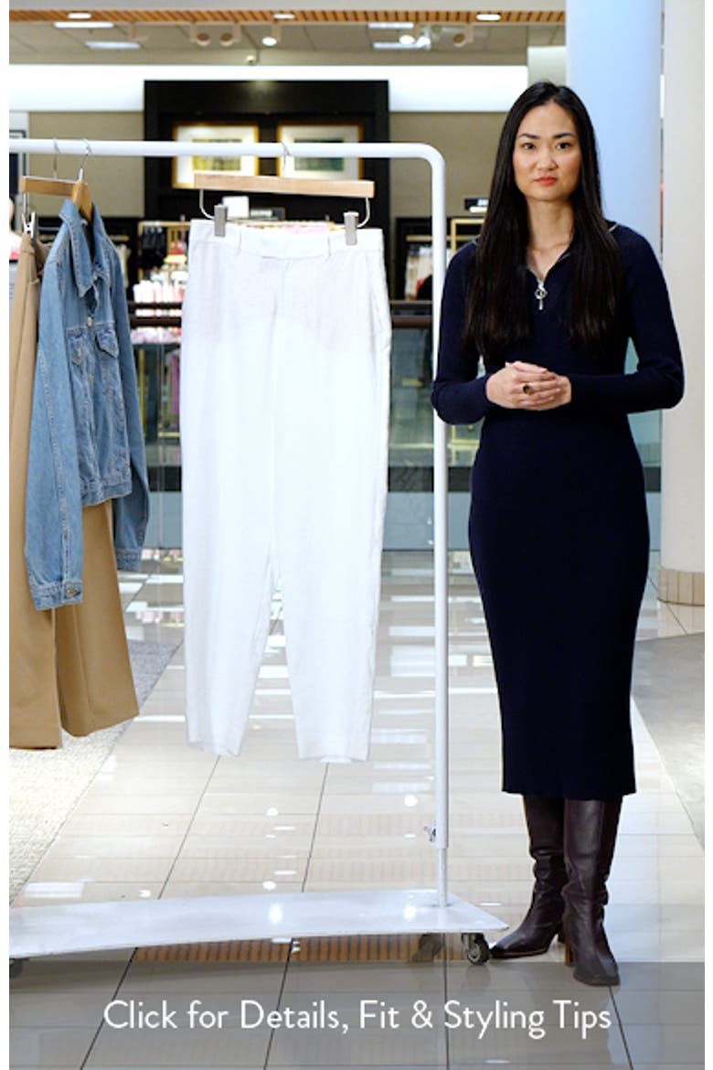 Straight Leg Linen Pants video