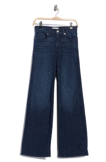 Frame Le Slim Palazzo High Waist Wide Leg Jeans In Blue