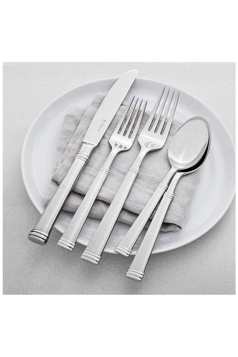 Plaza 65-Piece Cutlery Set, Alternate, color, SILVER