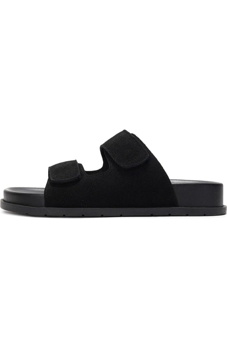 Project Cloud Aurelia Slide Sandal, Alternate, color, Black Suede