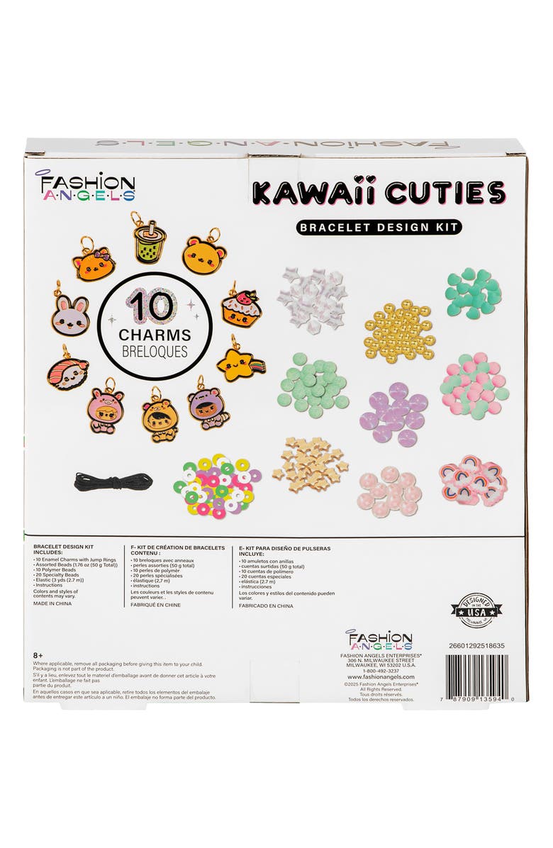 Fashion Angels Kawaii Cuties Bracelet Design Kit, Alternate, color, Multi