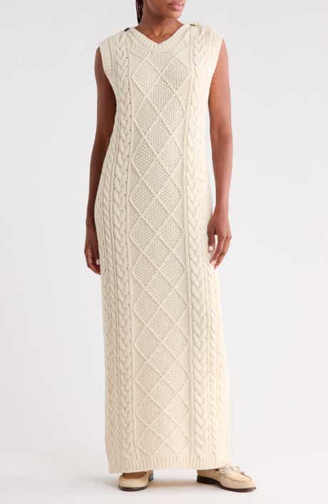 Sleeveless Cable Stitch Sweater