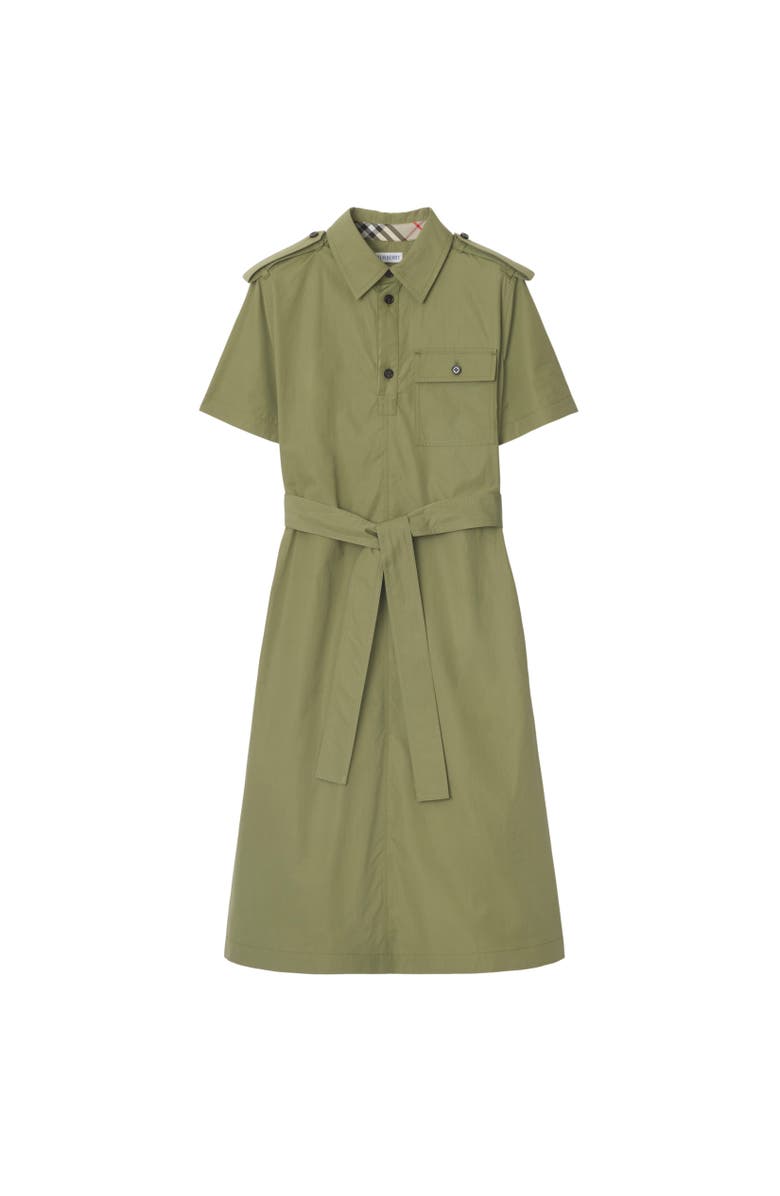 Burberry Cotton Shirt Dress, Alternate, color, Wreath