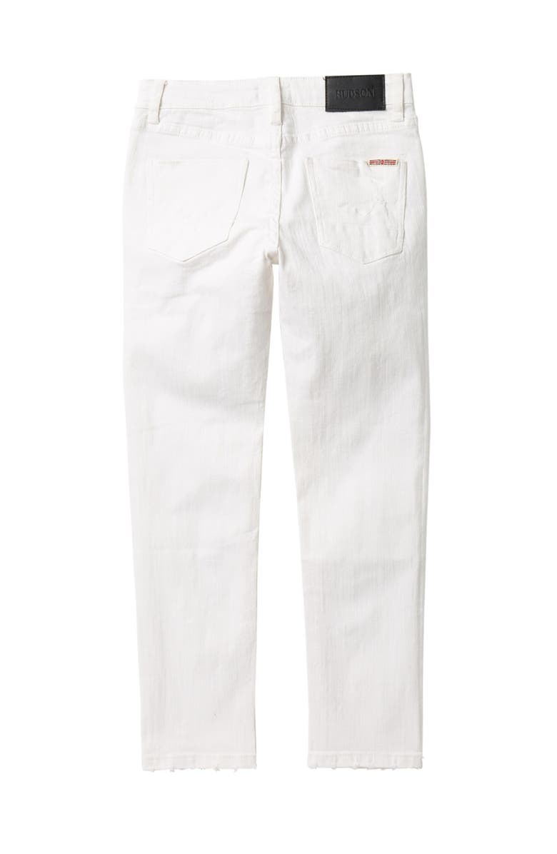Hudson Kids Slim Straight 5 Pocket Jeans, Alternate, color,