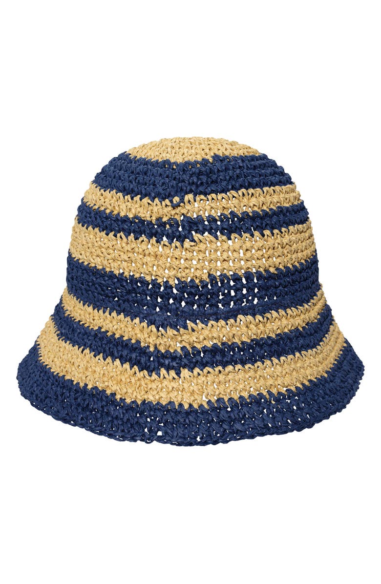 Lauren Ralph Lauren Crochet Straw Bucket Hat, Alternate, color,