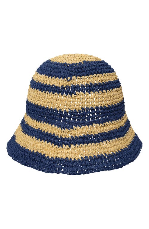 Ralph Lauren Lauren Crochet Straw Bucket Hat