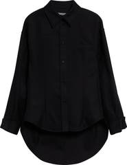 Balenciaga Classic Cocoon Button-Up Shirt