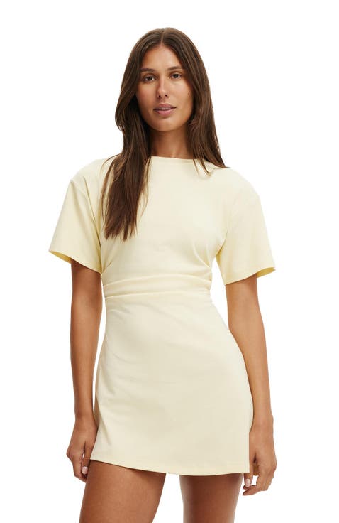 Women's Boxy Tuck T-Shirt Mini Dress