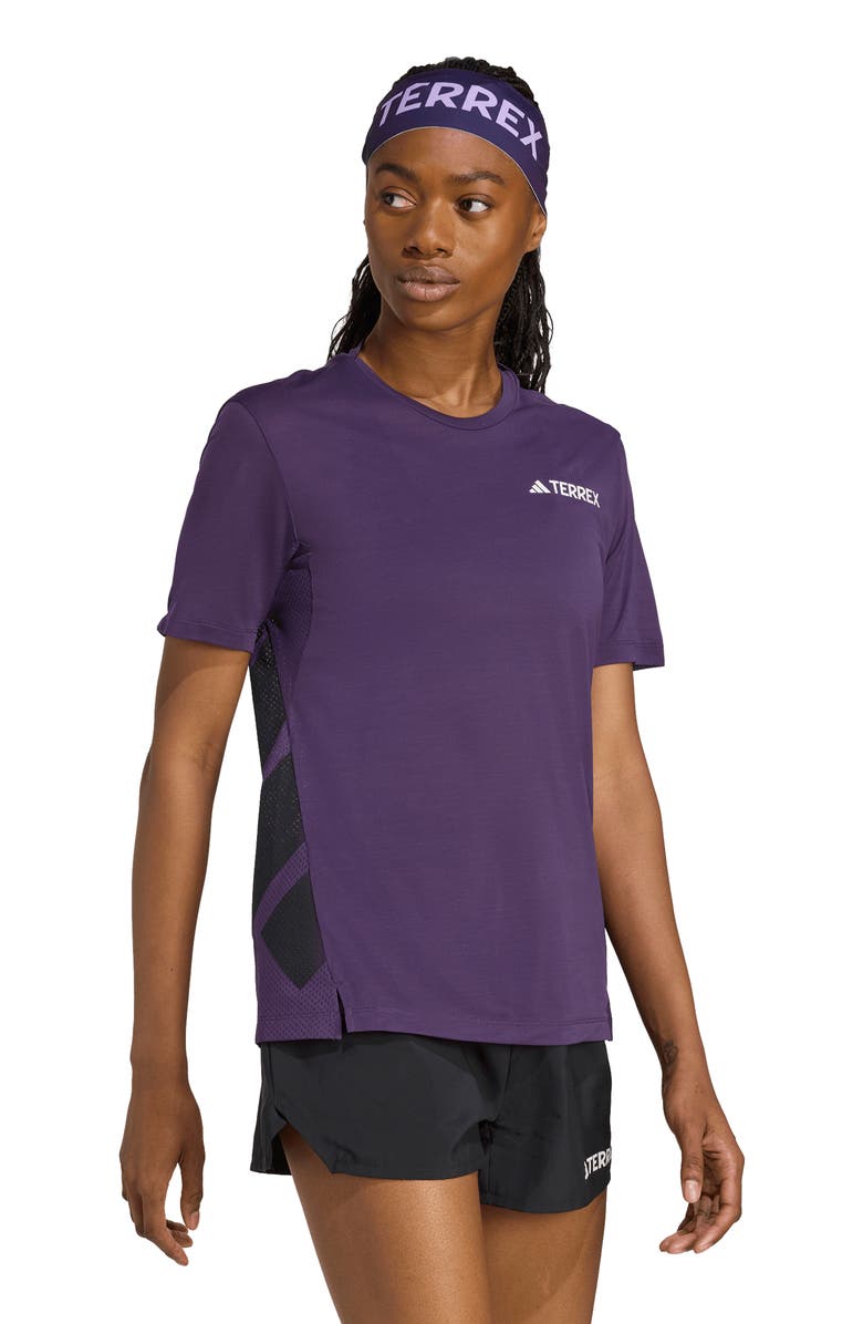 adidas Terrex Xperior Climacool T-Shirt, Alternate, color, Aurora Plum