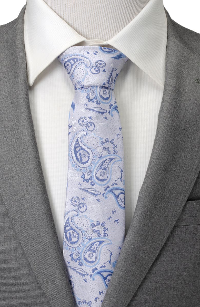 Cufflinks, Inc. x Star Wars<sup>™</sup> Darth Vader Paisley Silk Tie, Alternate, color, Purple