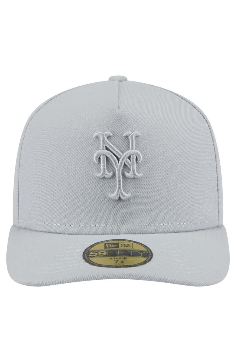 New Era Men's New Era  Gray New York Mets Colorpack 59FIFTY Fitted Hat, Alternate, color, 