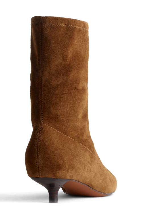 Madewell The Ciel Glove Ankle Boot In Brown