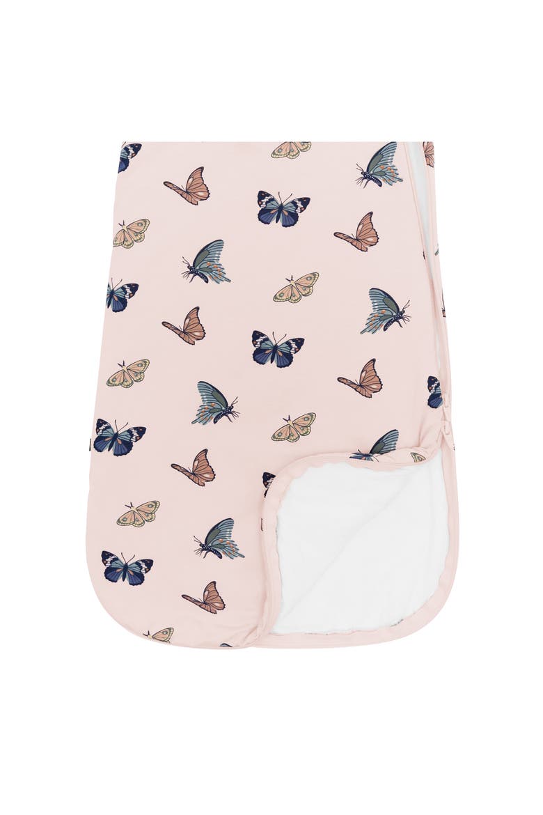 The Original Sleep Bag™ 1.0 TOG Blush Butterfly Wearable Blanket, Alternate, color, BLUSH BUTTERFLY