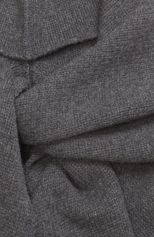 Nackiyé Nackiyè Queen's Guard Hooded Merino Wool & Cashmere Scarf In Gray