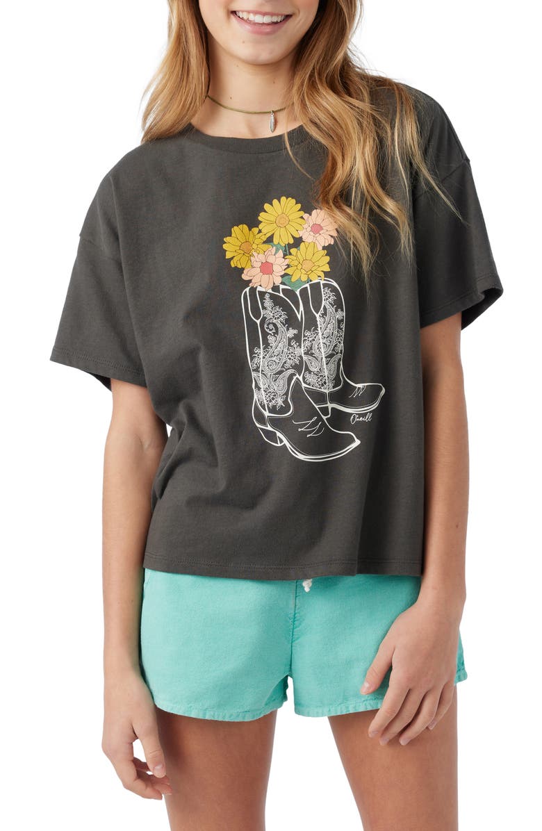 O'Neill Kids' Out West Cotton Graphic T-Shirt, Main, color, 
