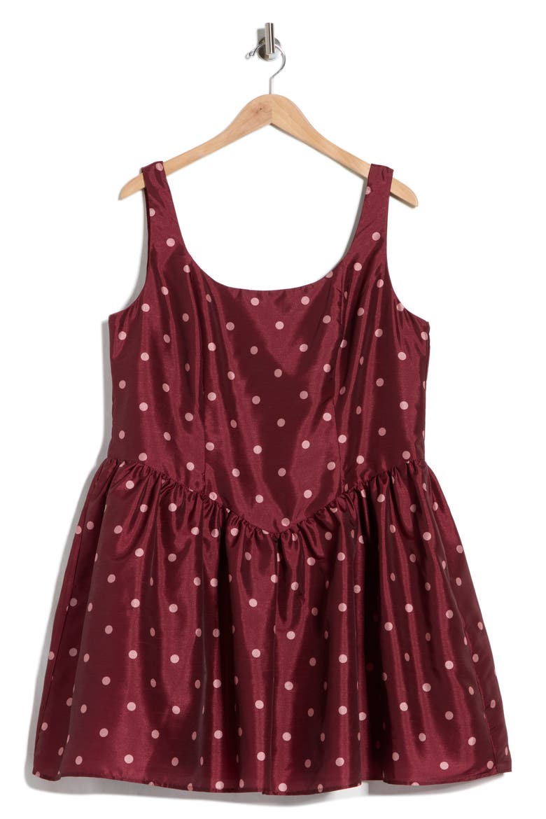 Soleil Cocktail Dress, Alternate, color, POMEGRANATE