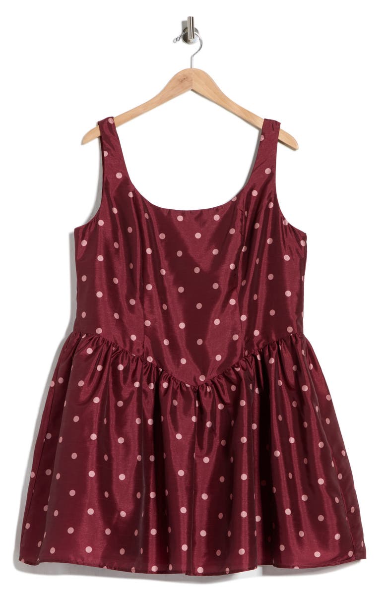 Hutch Soleil Cocktail Dress, Main, color, Pomegranate