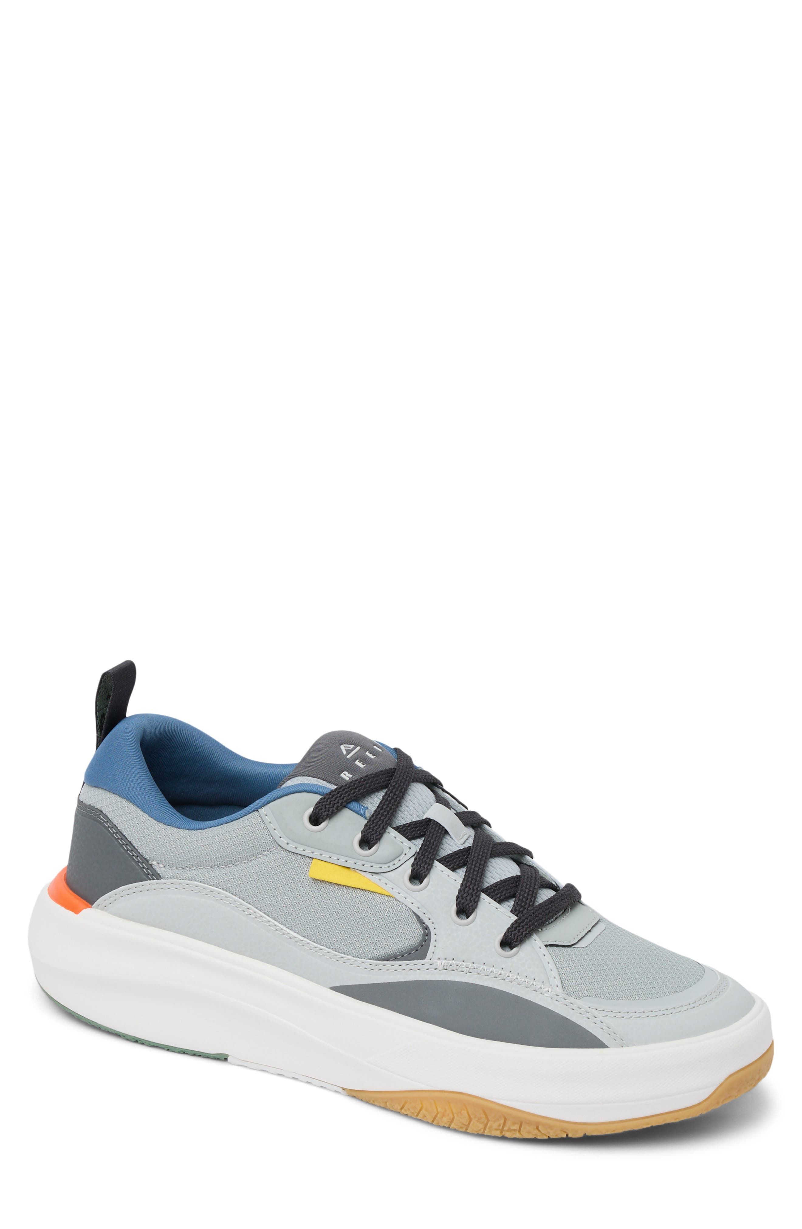 Reef Fanning Sneaker, Main, color, Grey/Blue/Orange