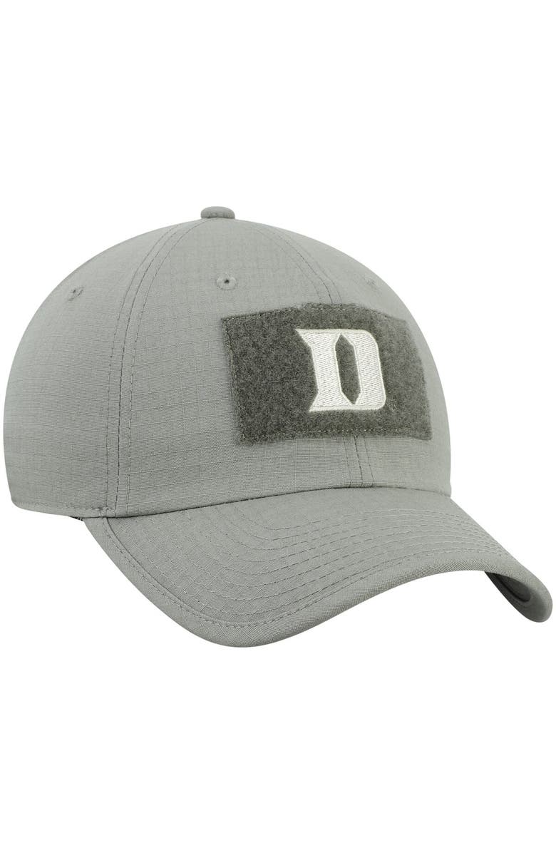 Nike Men's Nike Green Duke Blue Devils Tactical Heritage 86 Team Performance Adjustable Hat, Alternate, color, 