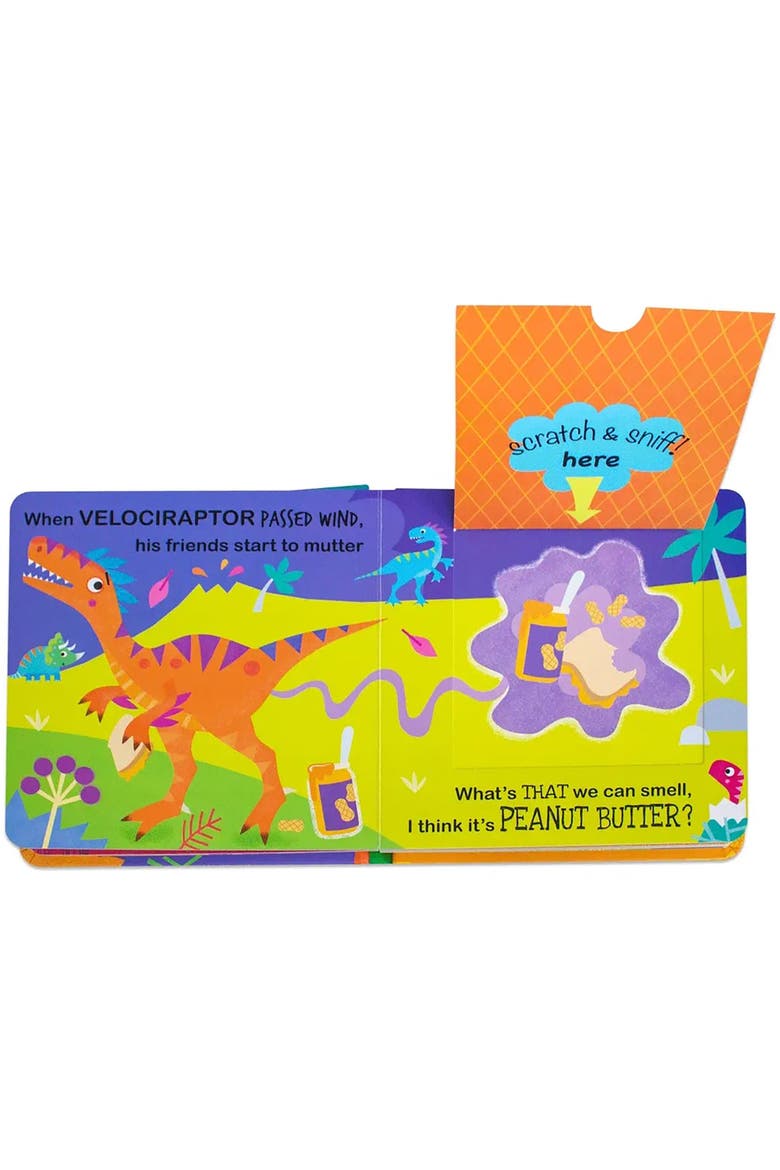 Scratch & Sniff Book, Dino Farts, Age 3+, Alternate, color, Multicolored
