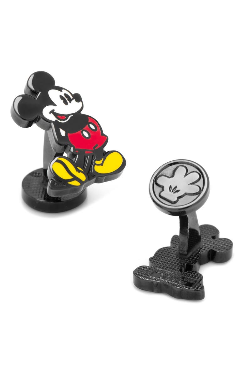 Cufflinks, Inc. Mickey Mouse Cuff Links, Main, color, Grey Multi