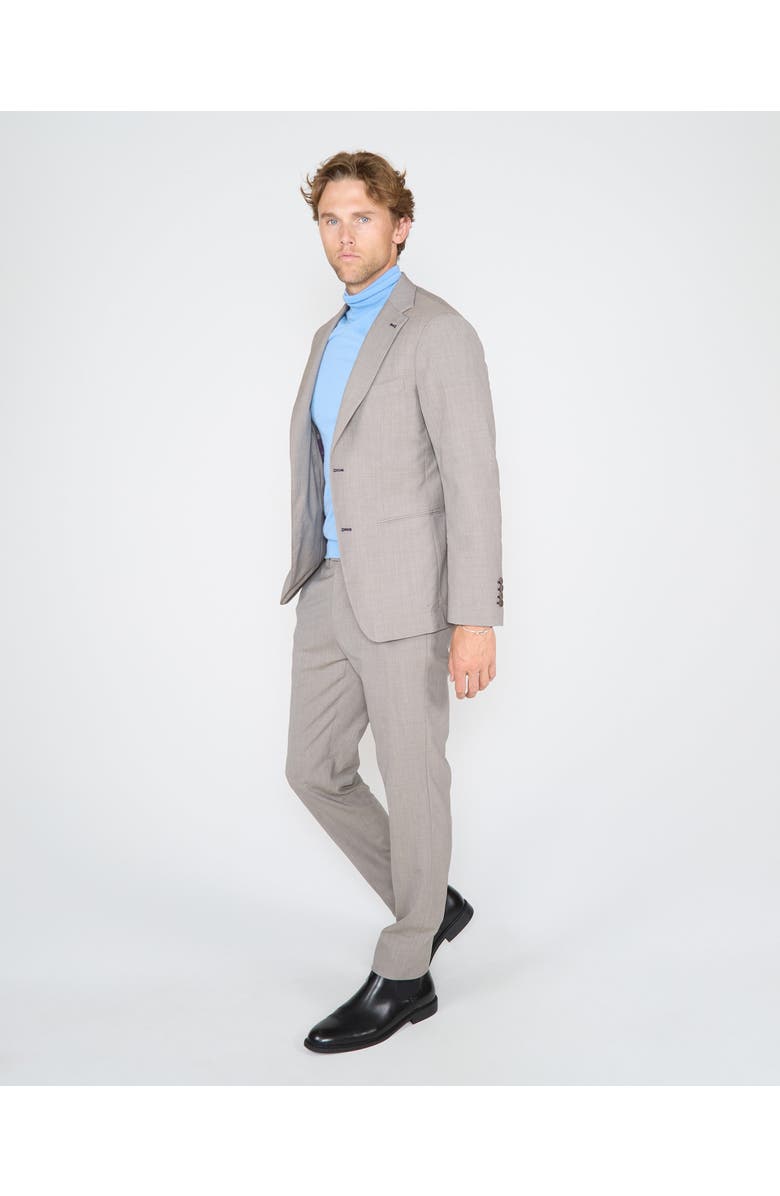 Lords of Harlech Judd Half Lined Tailored Wool Blazer, Alternate, color, Oak Brown