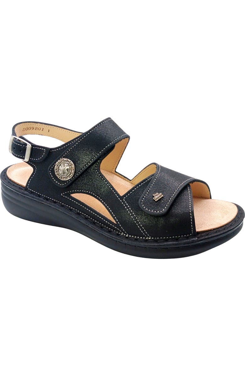 Finn Comfort Barbuda Ankle Strap Slide Sandal, Main, color,