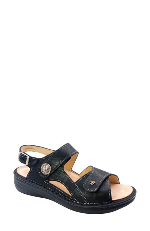 Barbuda Ankle Strap Slide Sandal