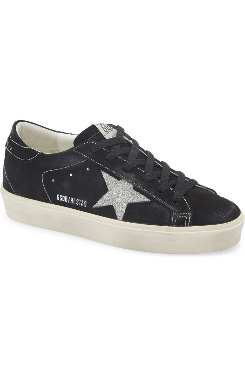 Golden Goose Hi Star Sneaker, Main, color, Black/ Silver