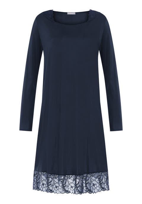 Azelia Floral Lace Tencel Nightgown