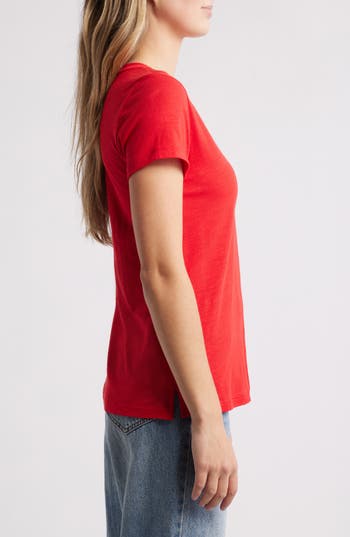 Caslon ® V-neck Short Sleeve Pocket T-shirt