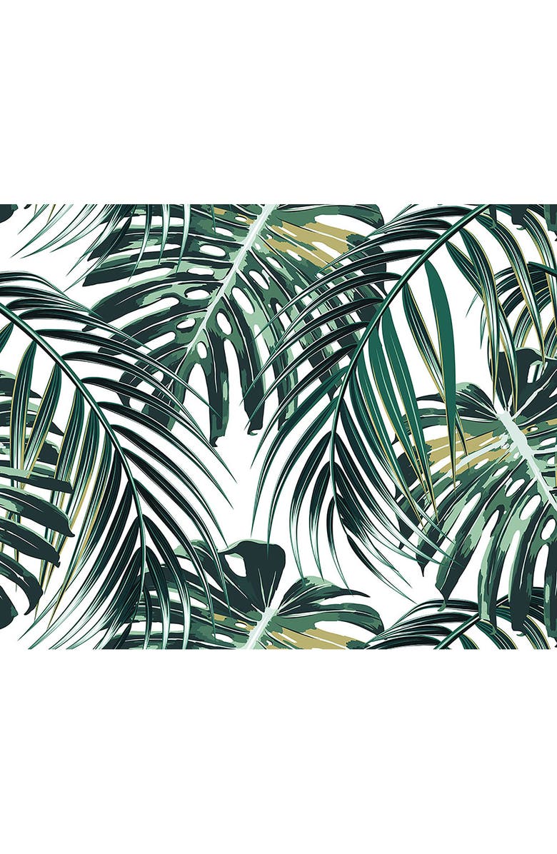 Wallpops Tropical Leaves Wall Mural, Main, color, 