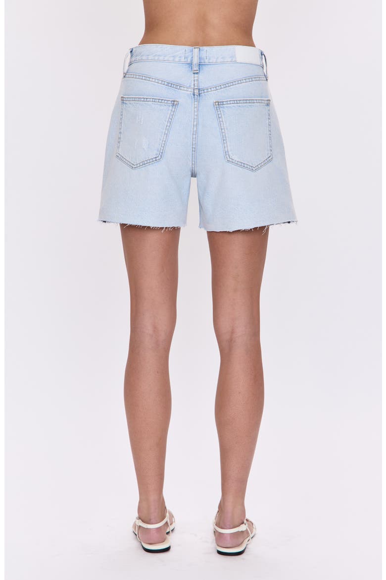 Andie High Waist Denim Cutoff Shorts, Alternate, color, WATERFALL VINTAGE
