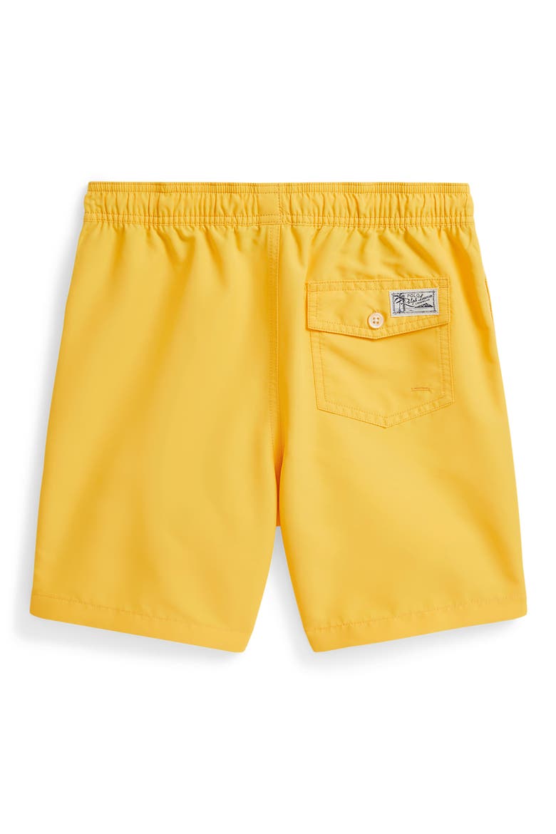 Kids' Print Swim Trunks, Alternate, color, CHROME YELLOW
