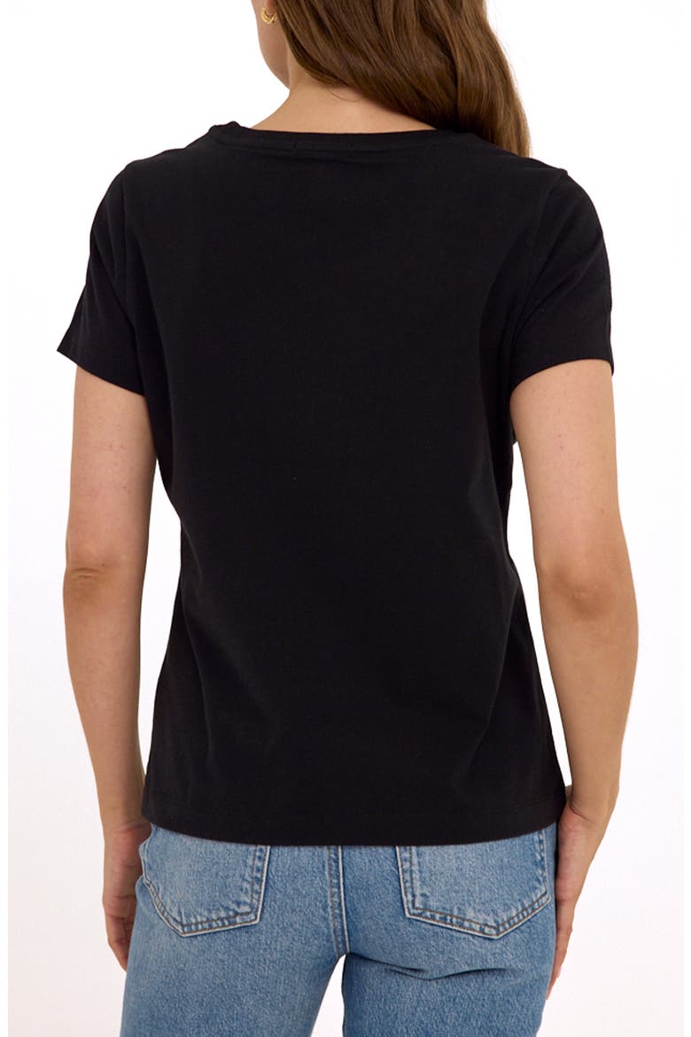 Emmy Essential Organic Cotton T-Shirt, Alternate, color, BLACK