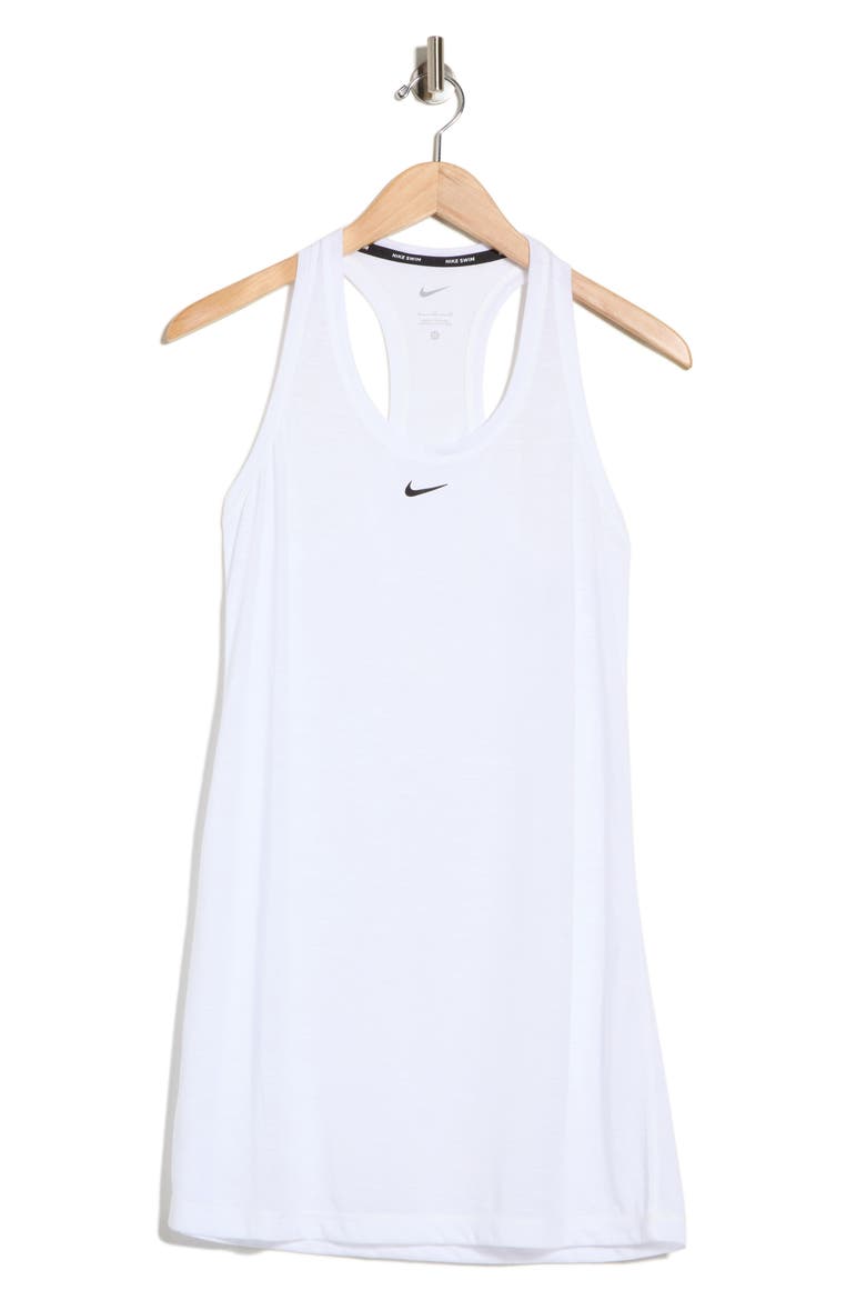 Racerback Tank, Alternate, color, WHITE