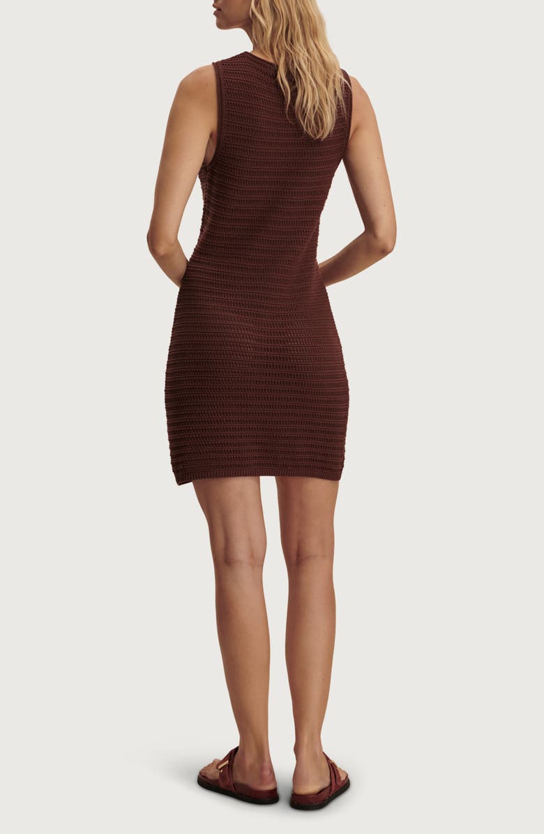 Varley Shane Knit Minidress, Alternate, color, Ironwood