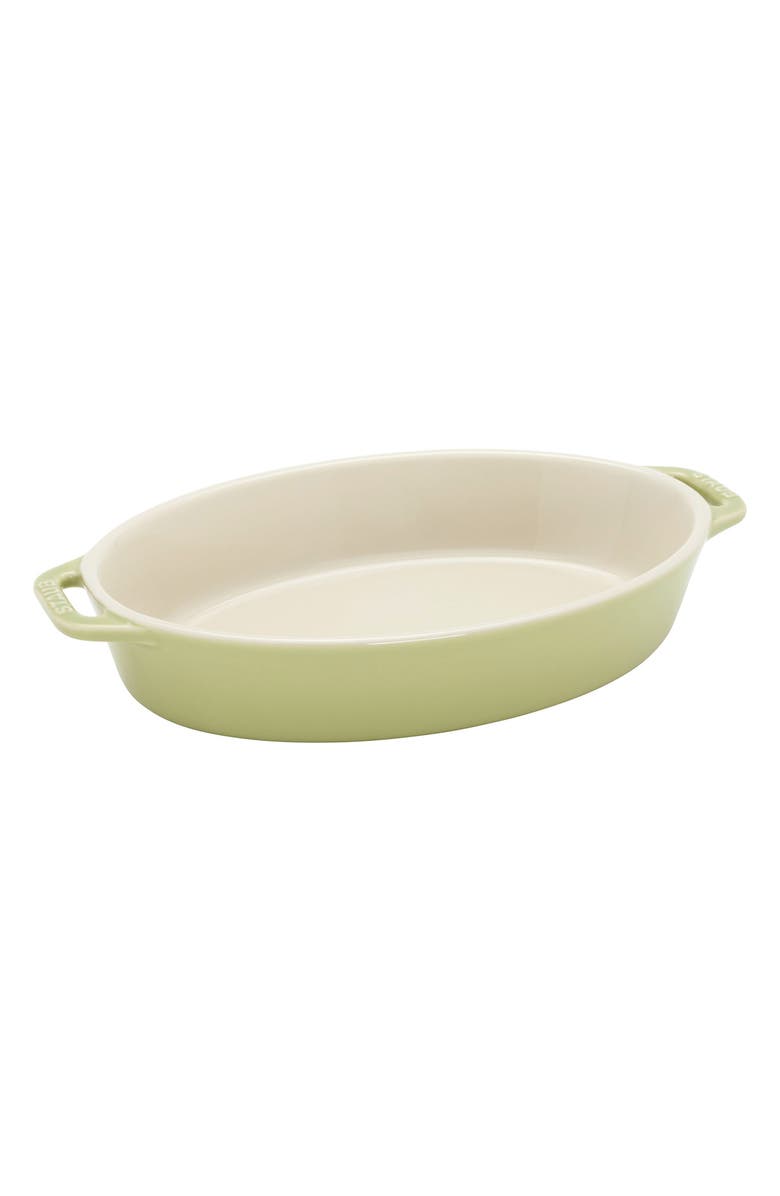 Staub 4-Piece Ceramic Baking Dish Set, Alternate, color, Light Green