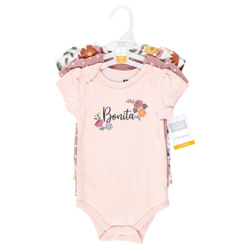 Hudson Baby Cotton Bodysuits 3-pack