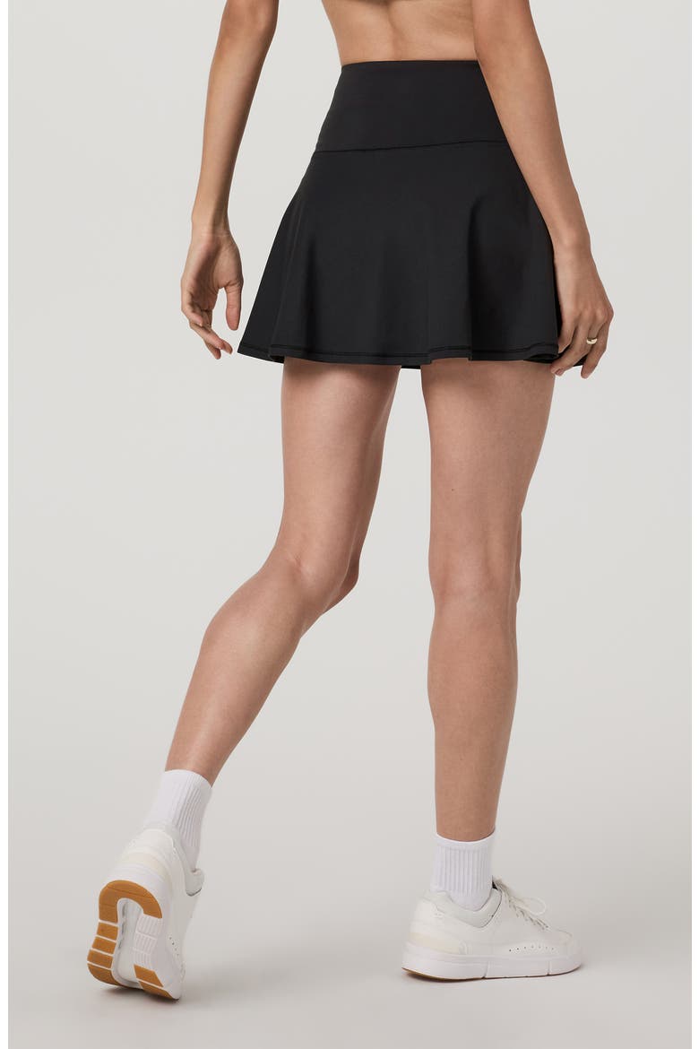 Baseline Tennis Skirt, Alternate, color, BLACK
