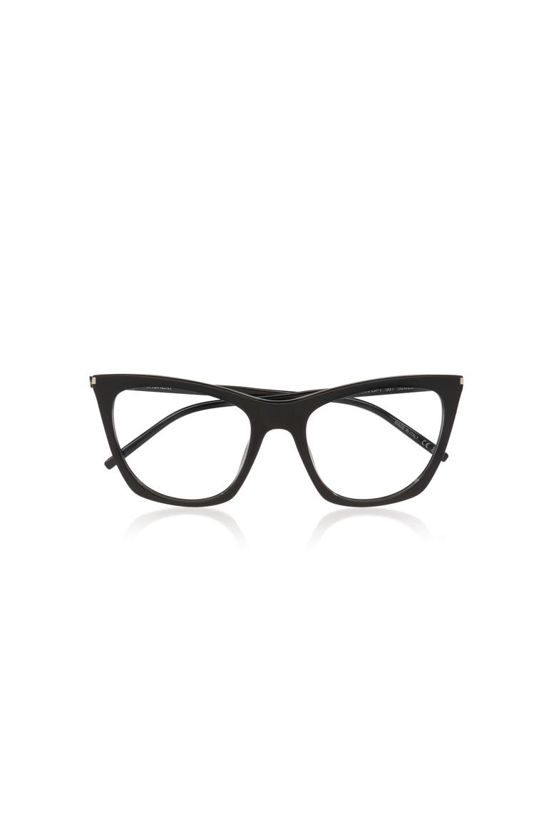 55mm Cat Eye optical glasses, Alternate, color, Black