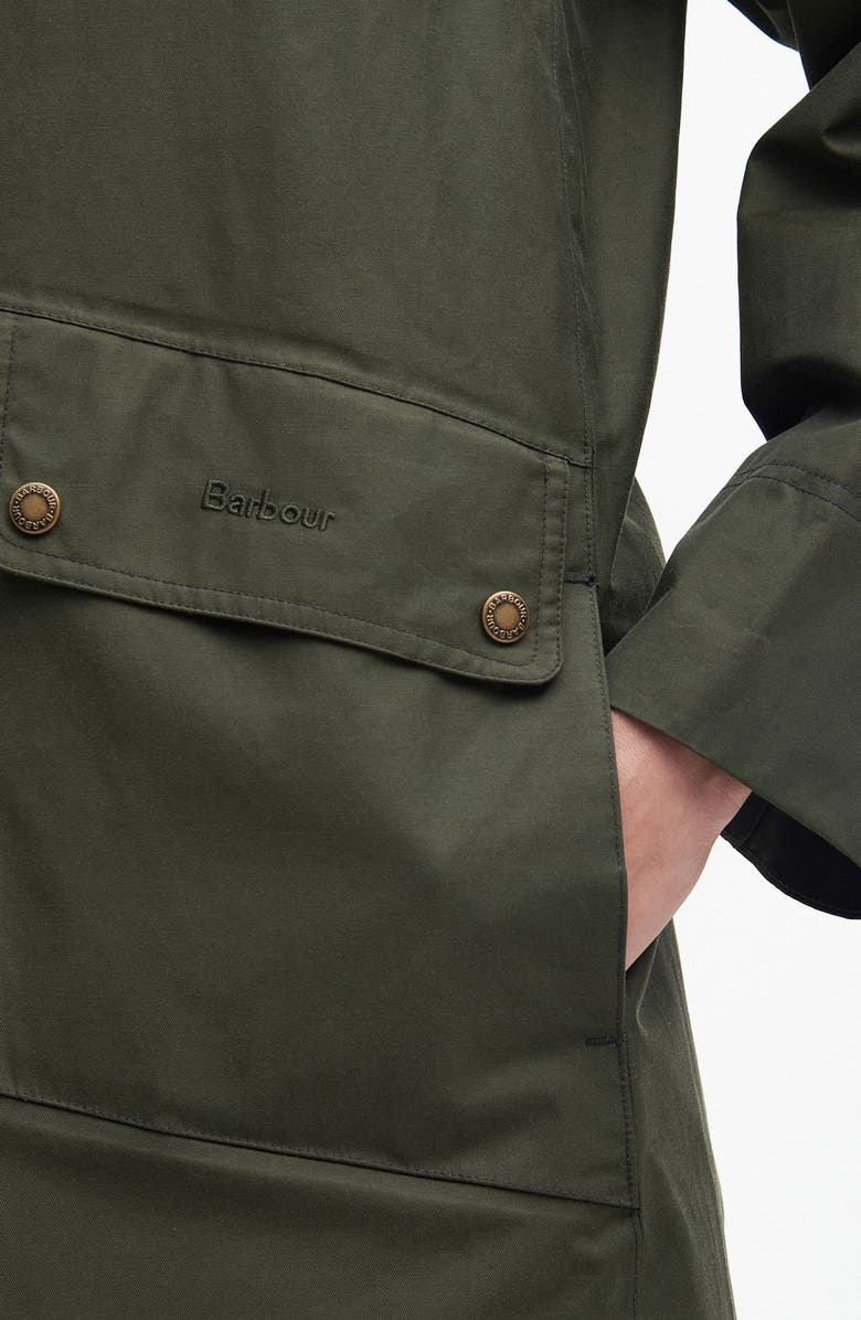 Barbour Heron Waterproof Jacket, Alternate, color, Olive